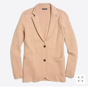 J Crew Factory Sweater Blazer